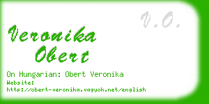 veronika obert business card